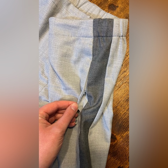 J. JILL Grey Heather Side Stripe Tuxedo Dress Pants 210701 with Pockets 16 Tall - Picture 9 of 12